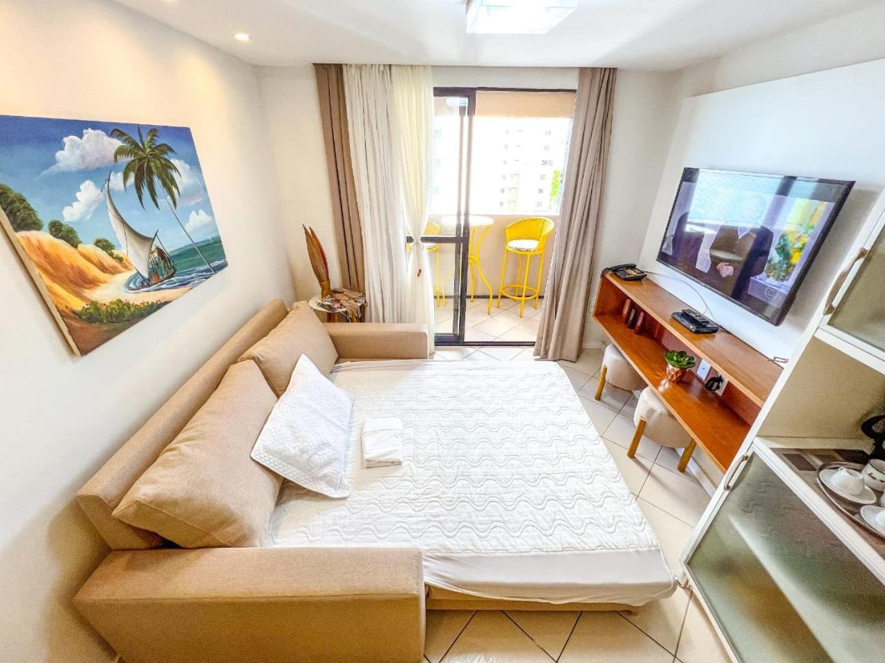 Apartamento em hotel com vista para o mar Natal Exterior foto