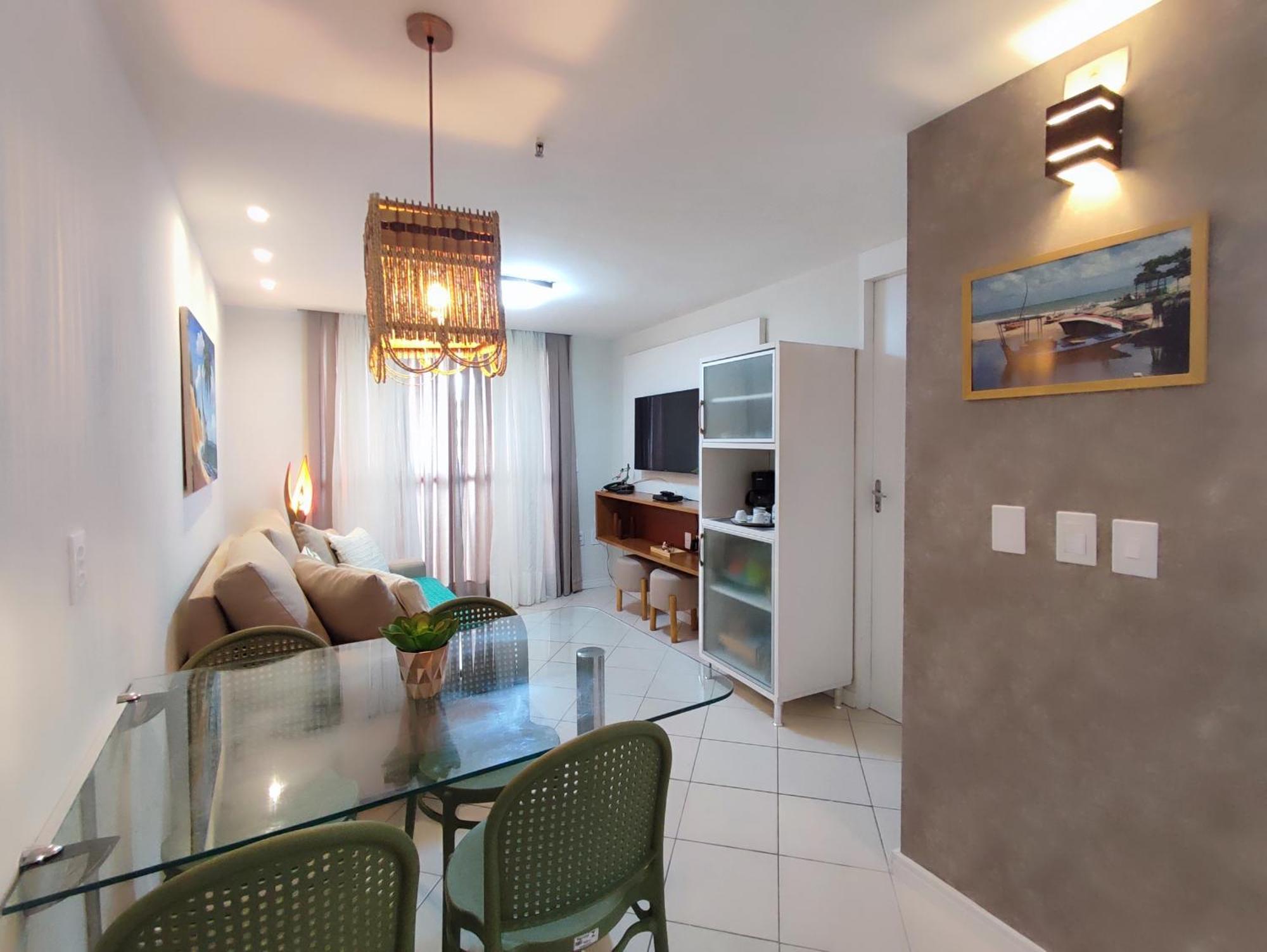 Apartamento em hotel com vista para o mar Natal Exterior foto