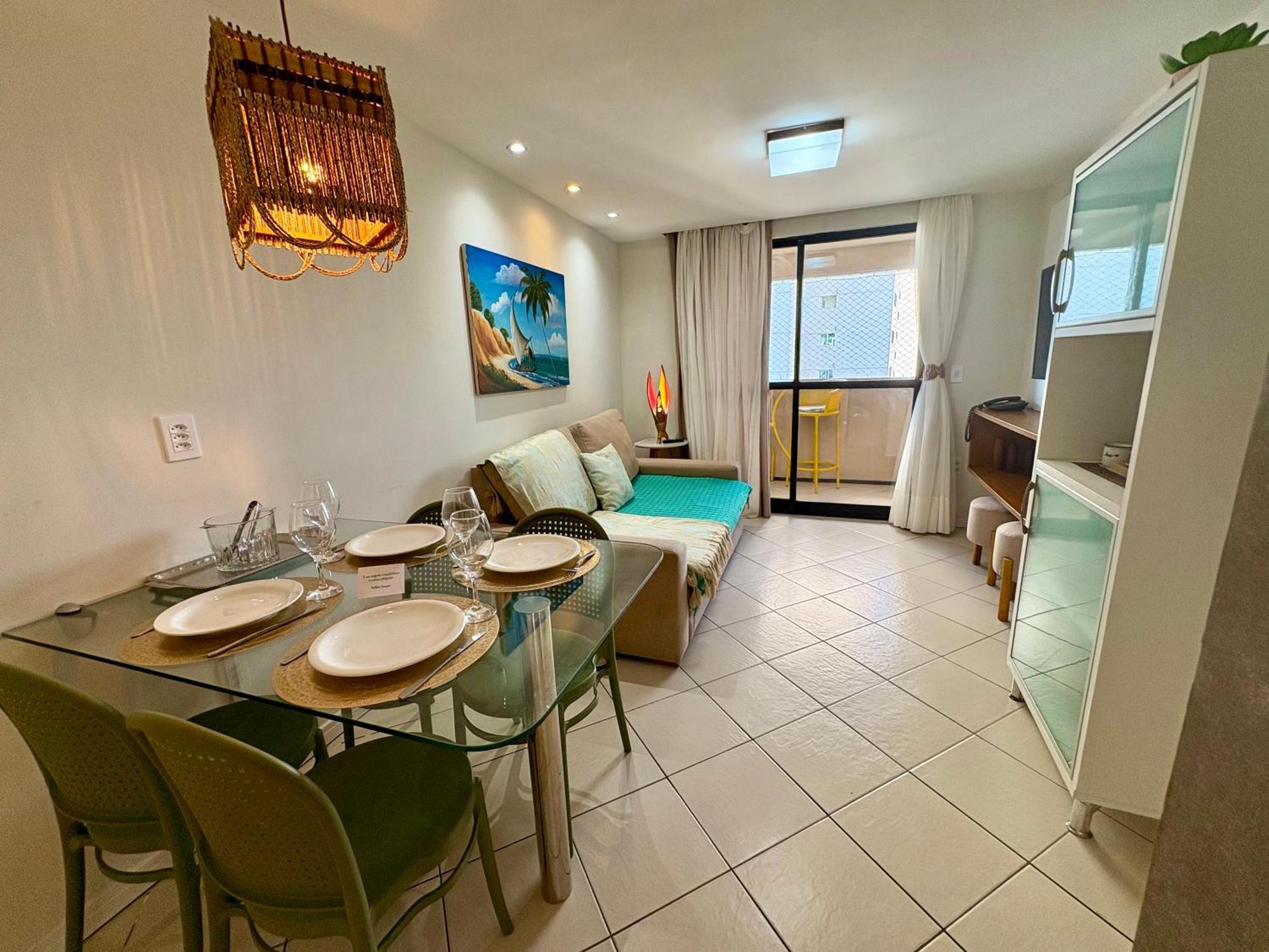 Apartamento em hotel com vista para o mar Natal Exterior foto